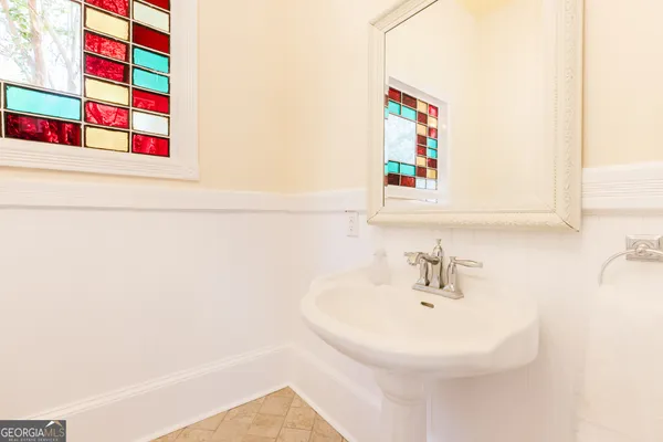 a bathroom with a sink and a bathtub