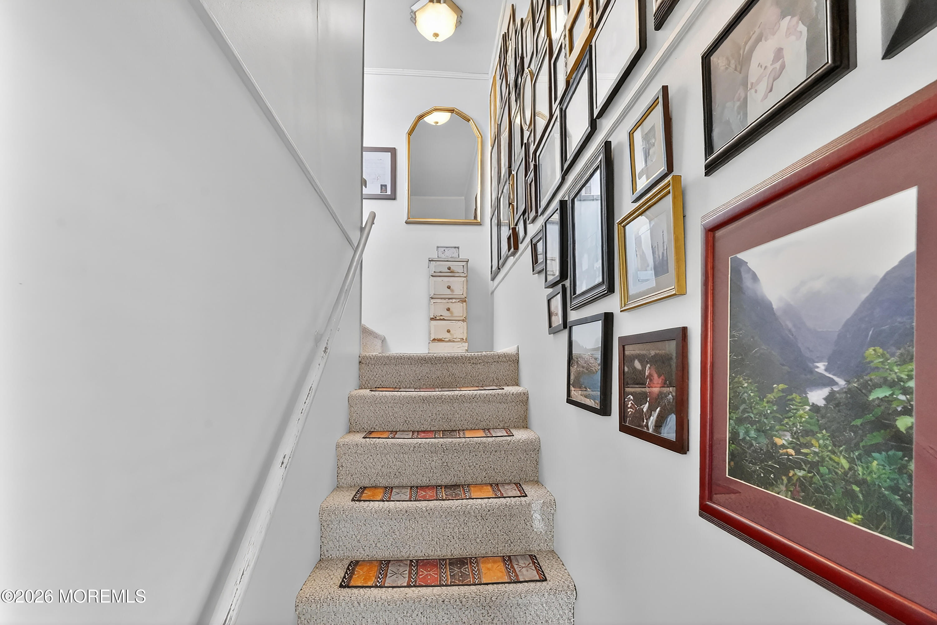 2147 Beach Boulevard Point Pleasant, NJ 08742 - Photo 26 of 43 Stairs to upper Primary Bedrm Suite