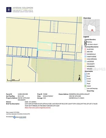 $120,000 | 922 Southeast 119th Avenue, Micanopy, FL 32667