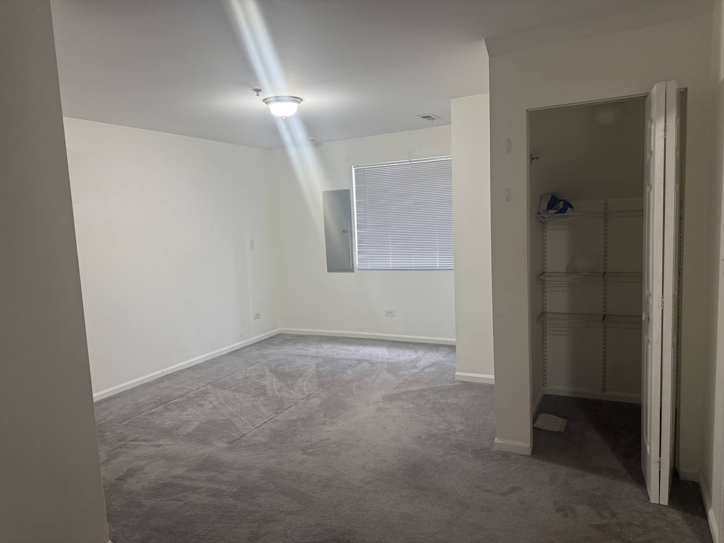 183 East River Road, Unit C1 Des Plaines, IL 60016 - Photo 16 of 25 an empty room with closet and mirror