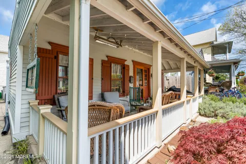 a view of a house with a porch