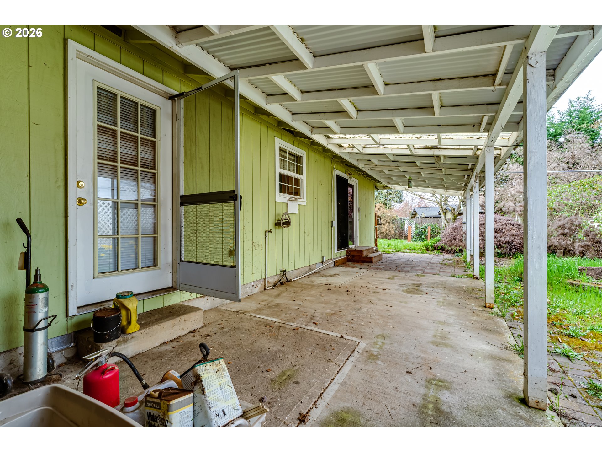 445 Southwest Juniper Street Junction City, OR 97448 - Photo 29 of 36 a view of outdoor space and porch