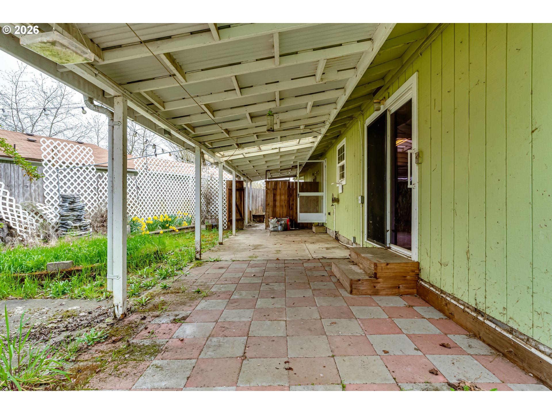 445 Southwest Juniper Street Junction City, OR 97448 - Photo 31 of 36 a view of a porch with wooden floor