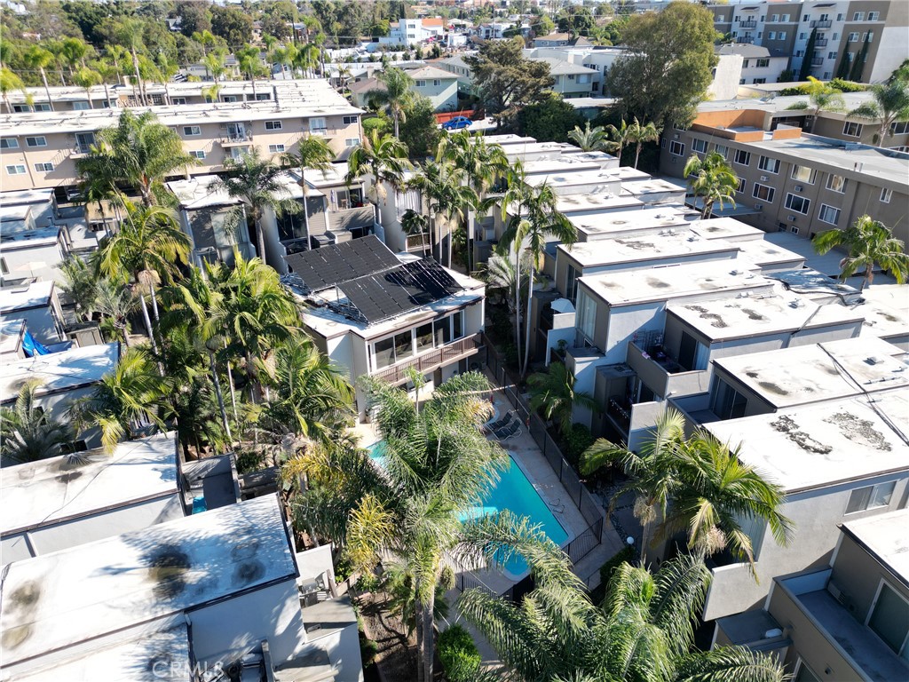 4545 Collwood Boulevard, Unit 19 San Diego, CA 92115 - Photo 16 of 20 an aerial view of residential houses with outdoor space