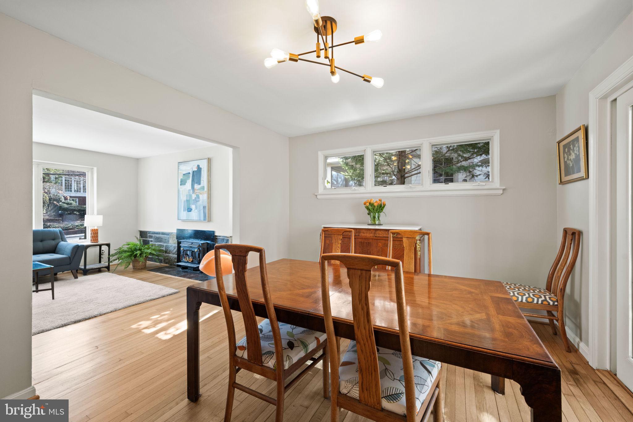 2904 Russell Road Alexandria, VA 22305 - Photo 9 of 52 a view of a dining room with furniture and wooden floor