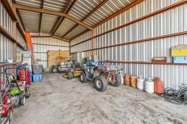 a view of bike storage