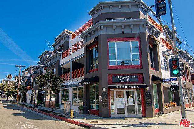 a front view of a building