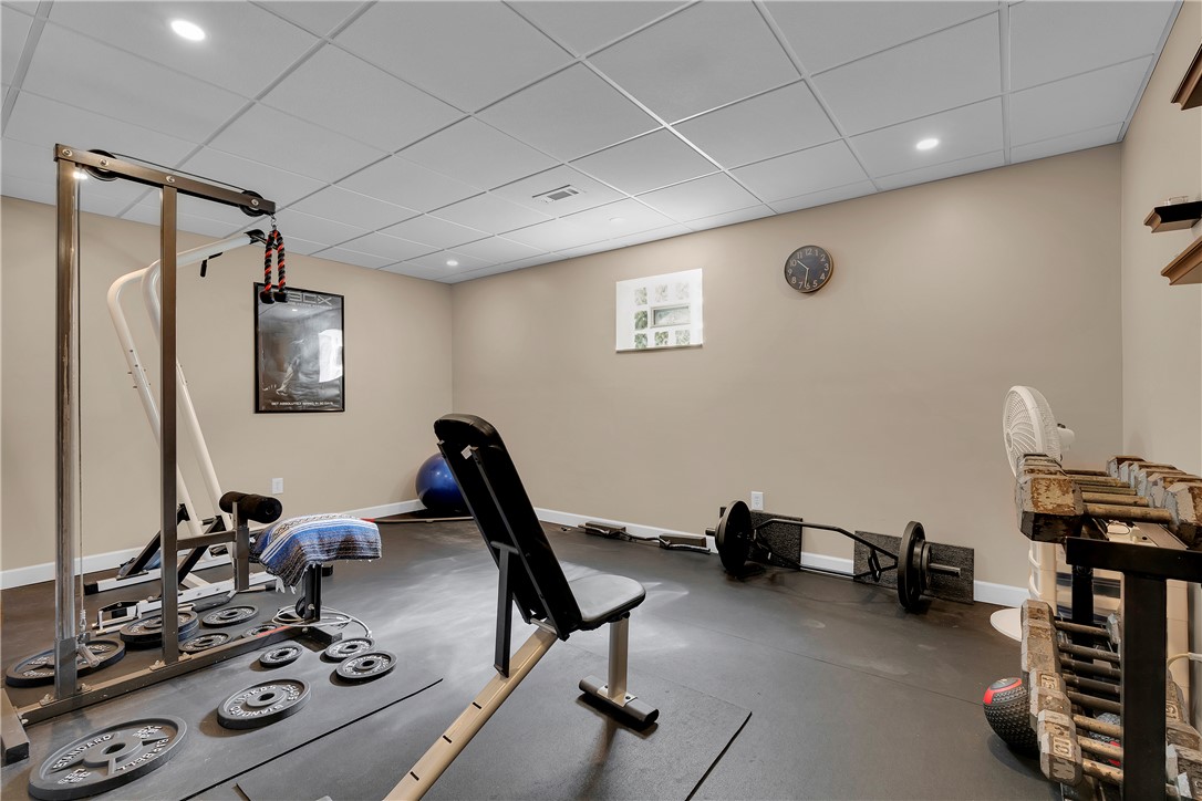 406 Hopewell Ridge Anderson, SC 29621 - Photo 33 of 46 This dedicated fitness space offers ample room for a comprehensive home workout.