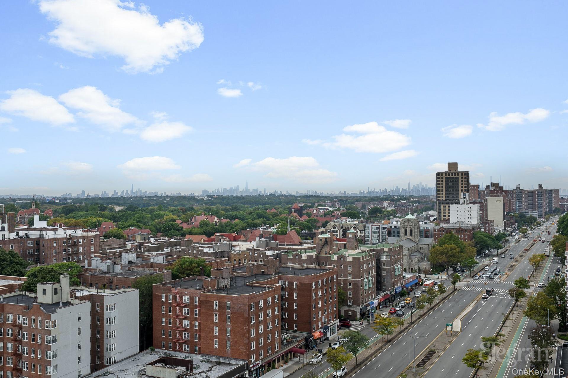 11201 Queens Boulevard, Unit 16F Queens, NY 11375 - Photo 15 of 24 a view of a city with buildings