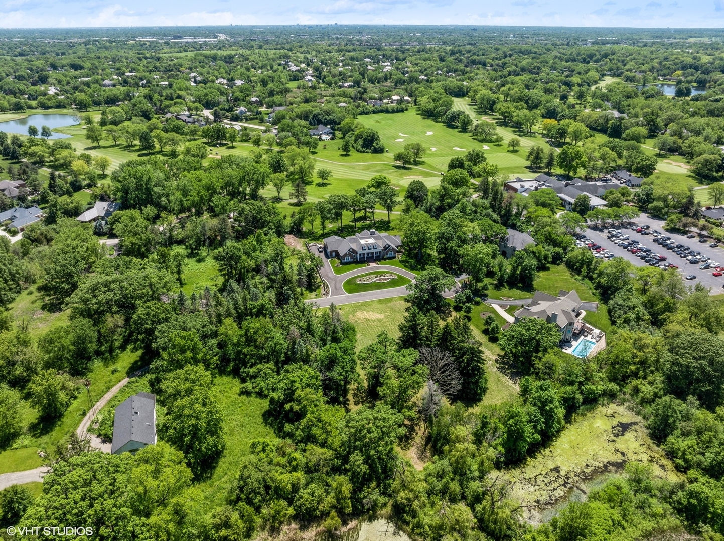 1146 Steeple View Drive Long Grove, IL 60047 - Photo 6 of 14 an aerial view of residential houses with outdoor space and trees