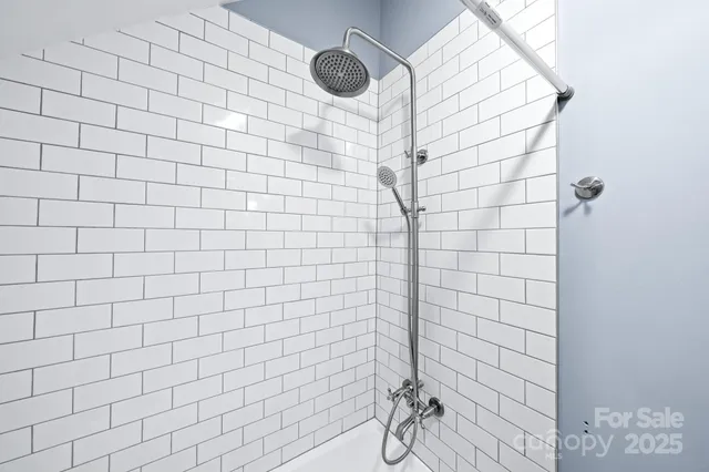 a view of a balcony with an outdoor space