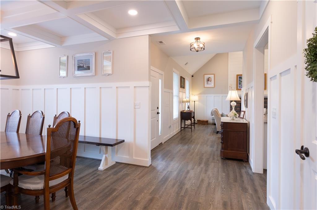 393 Scout Road Lexington, NC 27292 - Photo 47 of 47 You truly must see this home to appreaciate. The floorplan is lovely and very livable. It feels fresh and relaxing throughout. This view is from the dining area through the entryway and into the great room.