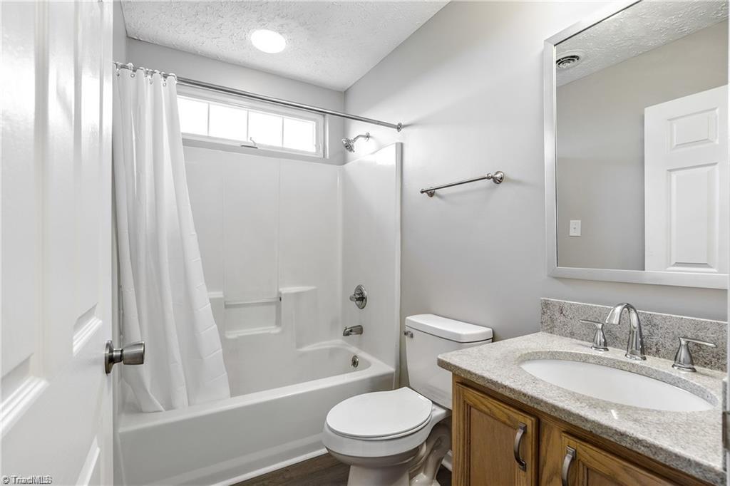 1025 Krishna Road Sandy Ridge, NC 27046 - Photo 35 of 50 Hallway bathroom on the 2nd floor