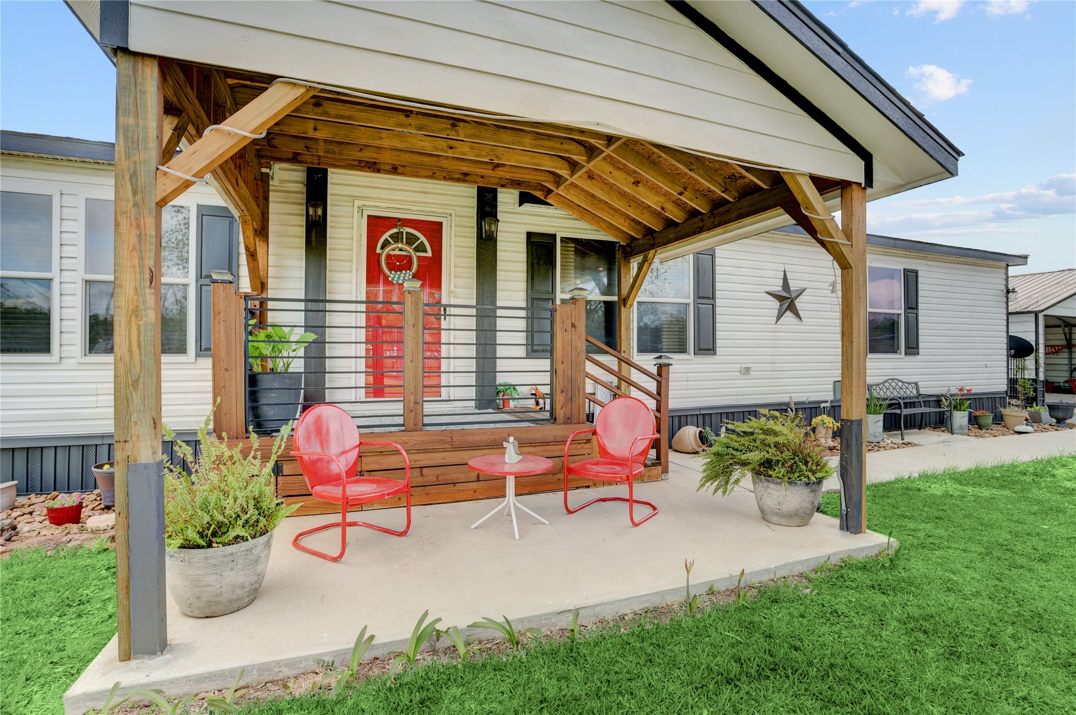 2811 Pisces Street Rosenberg, TX 77469 - Photo 8 of 34 Cozy seating area perfect for relaxing outdoors.