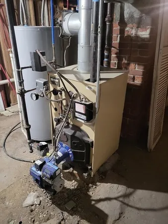 a view of water heater room