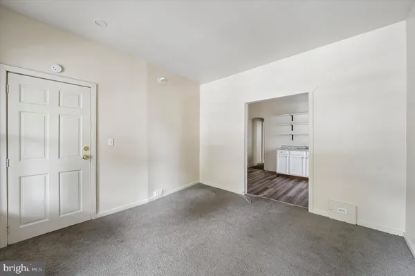 a view of an empty room