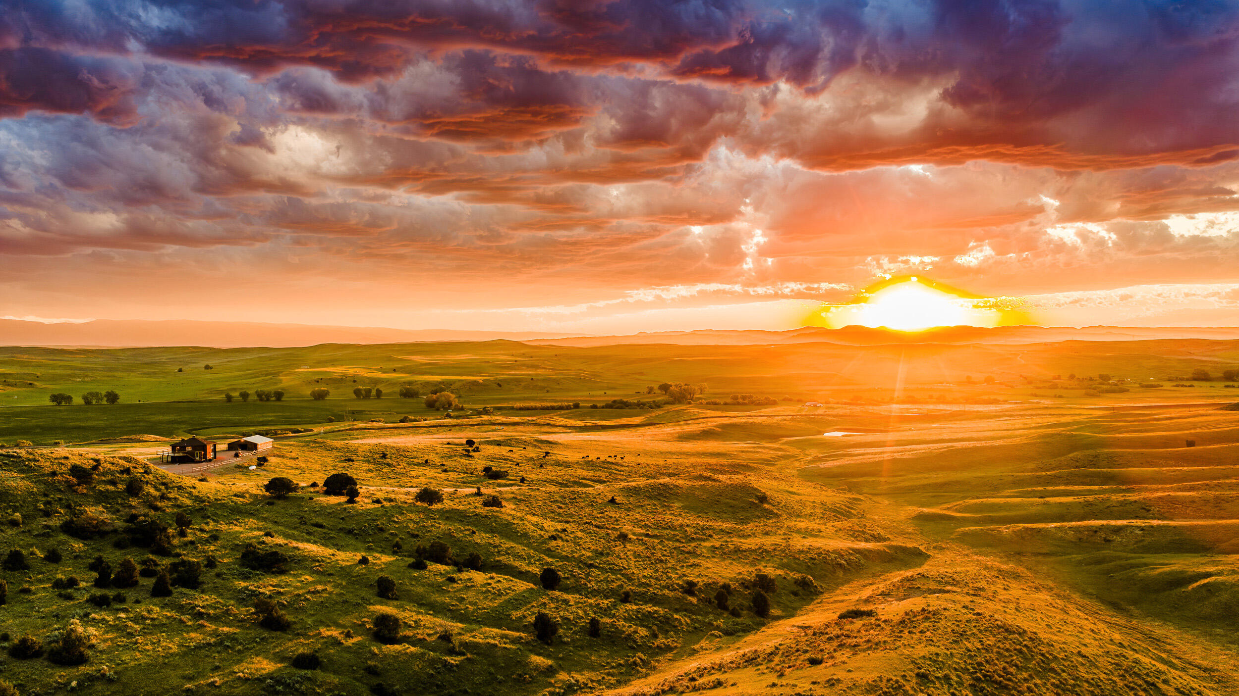 593 Lower Prairie Dog Road Sheridan, WY 82801 - Photo 4 of 182 593 lpd sunset 27