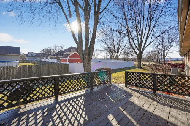 a view of a roof deck