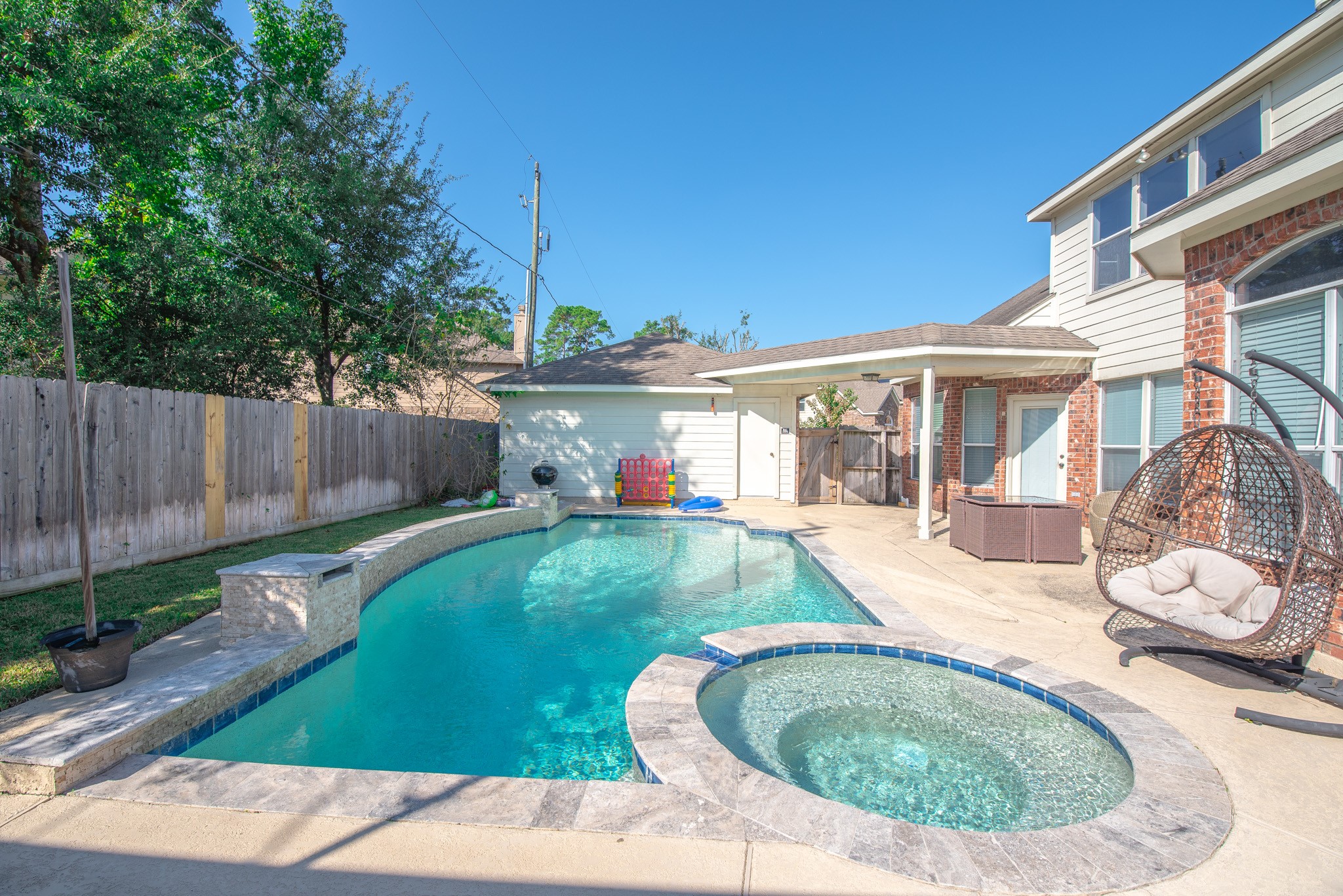 19115 South Rim Trail Spring, TX 77388 - Photo 21 of 21 a view of a house with backyard