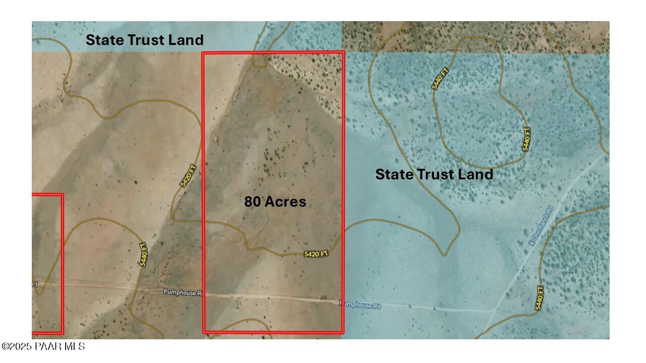 84 A Ravens Rest Road Seligman, AZ 86337 - Photo 2 of 10 map of 80 acres