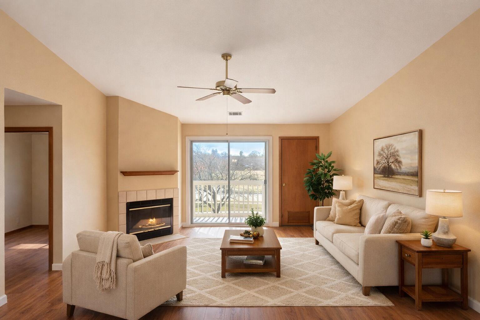 112 East Freistadt Road, Unit H Thiensville, WI 53092 - Photo 2 of 14 Virtually staged Living Room