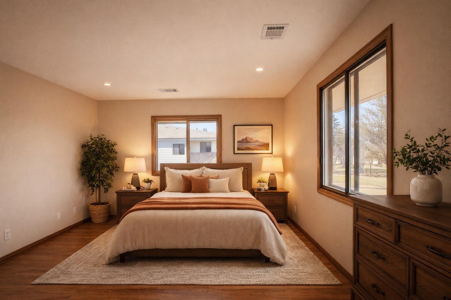 112 East Freistadt Road, Unit H Thiensville, WI 53092 - Photo 7 of 14 Virtually Staged 2nd Bedroom