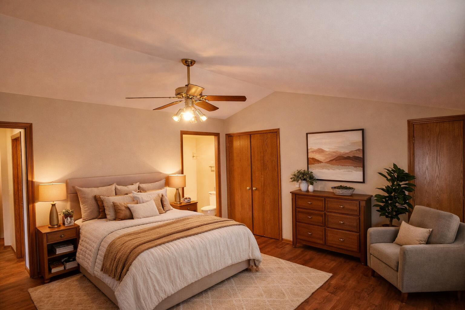 112 East Freistadt Road, Unit H Thiensville, WI 53092 - Photo 10 of 14 Virtually Staged Primary Bedroom