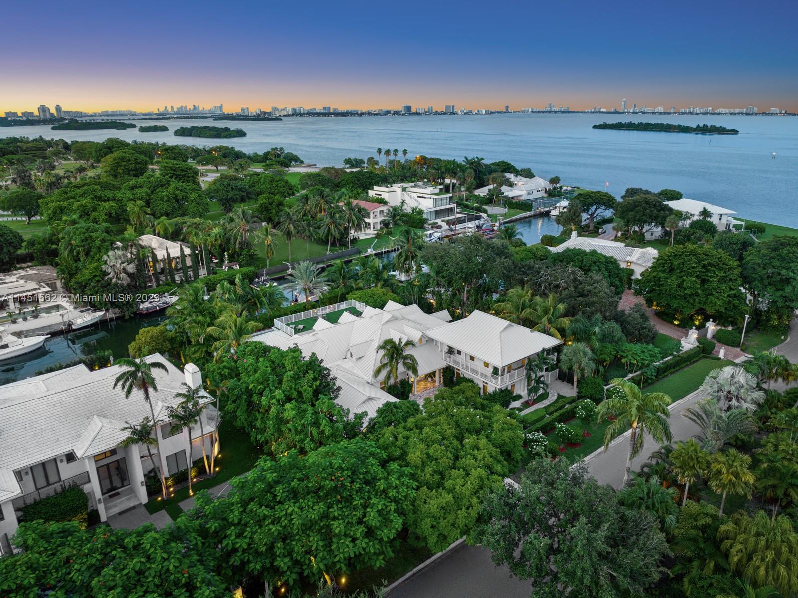 761 Buttonwood Lane Miami, FL 33137 - Photo 53 of 64 an aerial view of a house with a garden