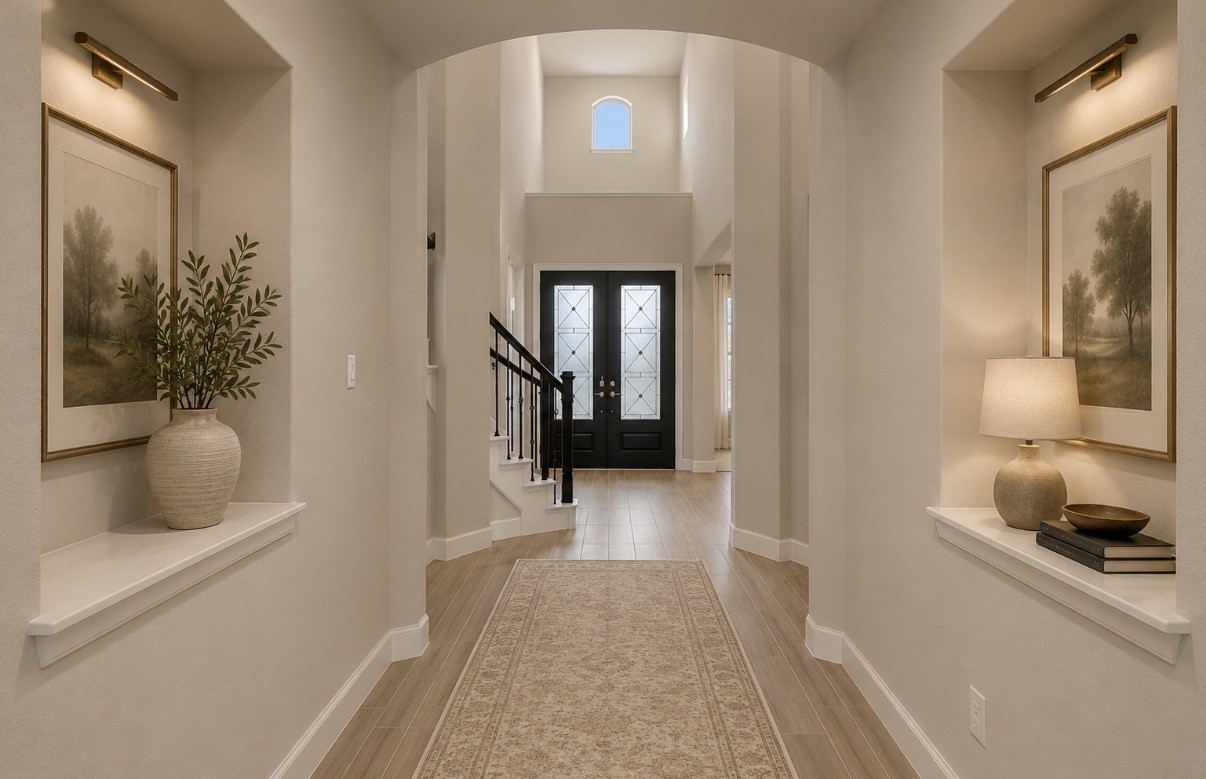 17467 Bayflower Conroe, TX 77385 - Photo 6 of 38 virtually staged entry way