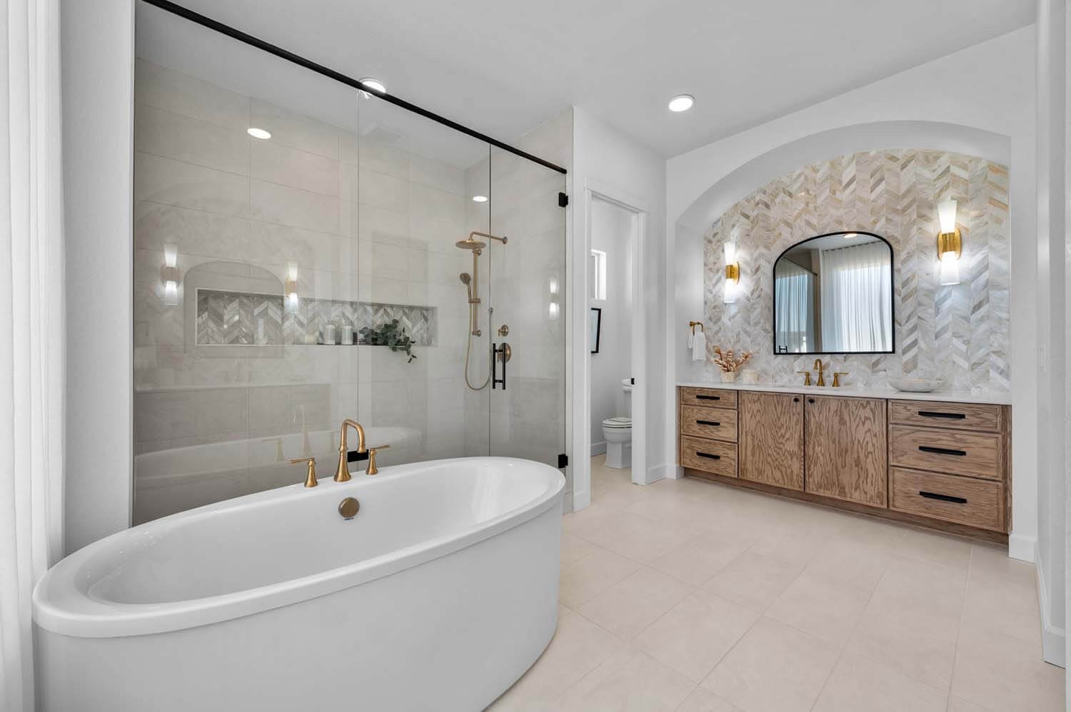 1 Pace Road Clarksville, TN 37043 - Photo 7 of 12 a spacious bathroom with a tub sink shower and mirror