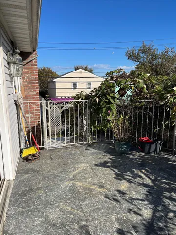 a view of a volley ball court