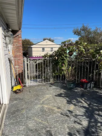 a view of a volley ball court