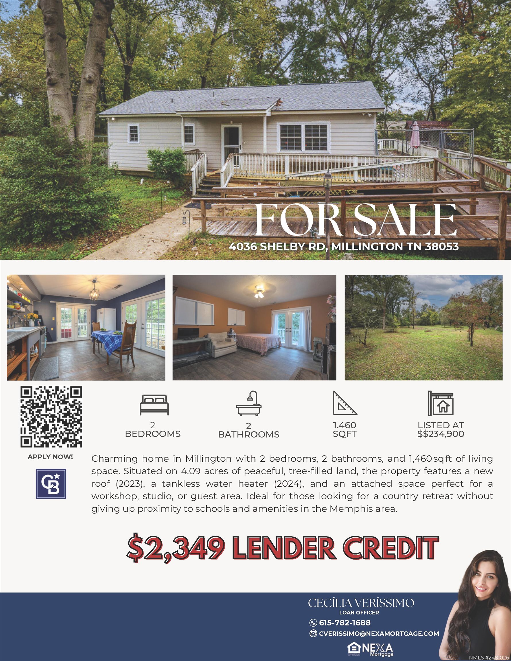 4036 Shelby Road Millington, TN 38053 - Photo 2 of 26 a sign that is on the side of a building