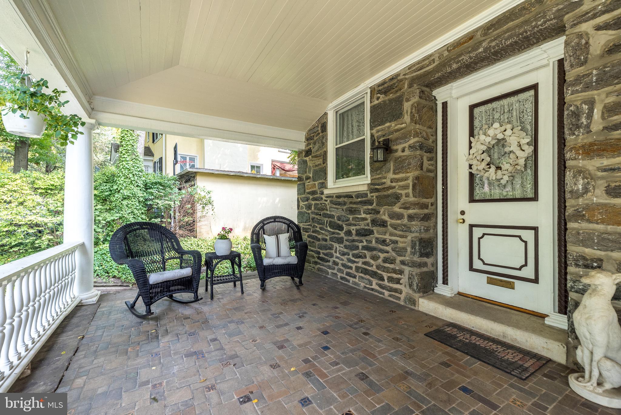216 Wyncote Road Jenkintown, PA 19046 - Photo 4 of 44 Large Front Porch