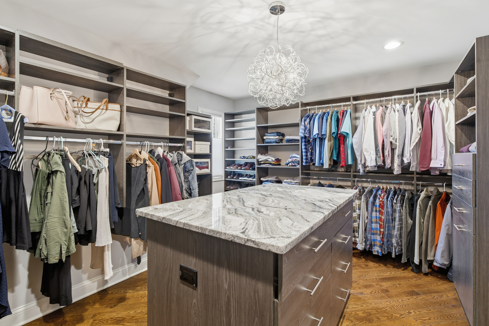 28 Pinnacle Court Naperville, IL 60565 - Photo 20 of 40 a view of a refrigerator with furniture and a kitchen view