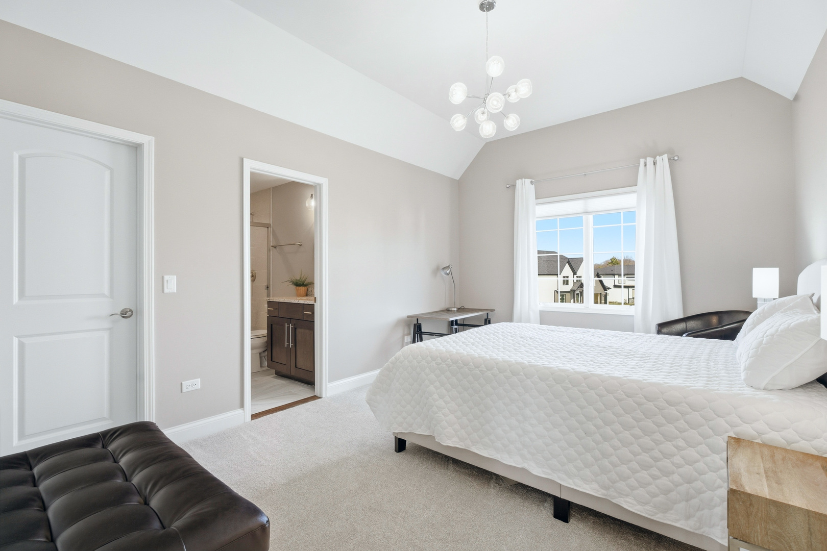 28 Pinnacle Court Naperville, IL 60565 - Photo 25 of 40 a bedroom with a bed and window