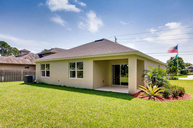 1017 Southwest Longfellow Road Port St. Lucie, FL 34953 - Photo 16 of 24 REAR OF HOME