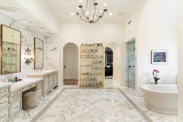 a living room with a couch and a table