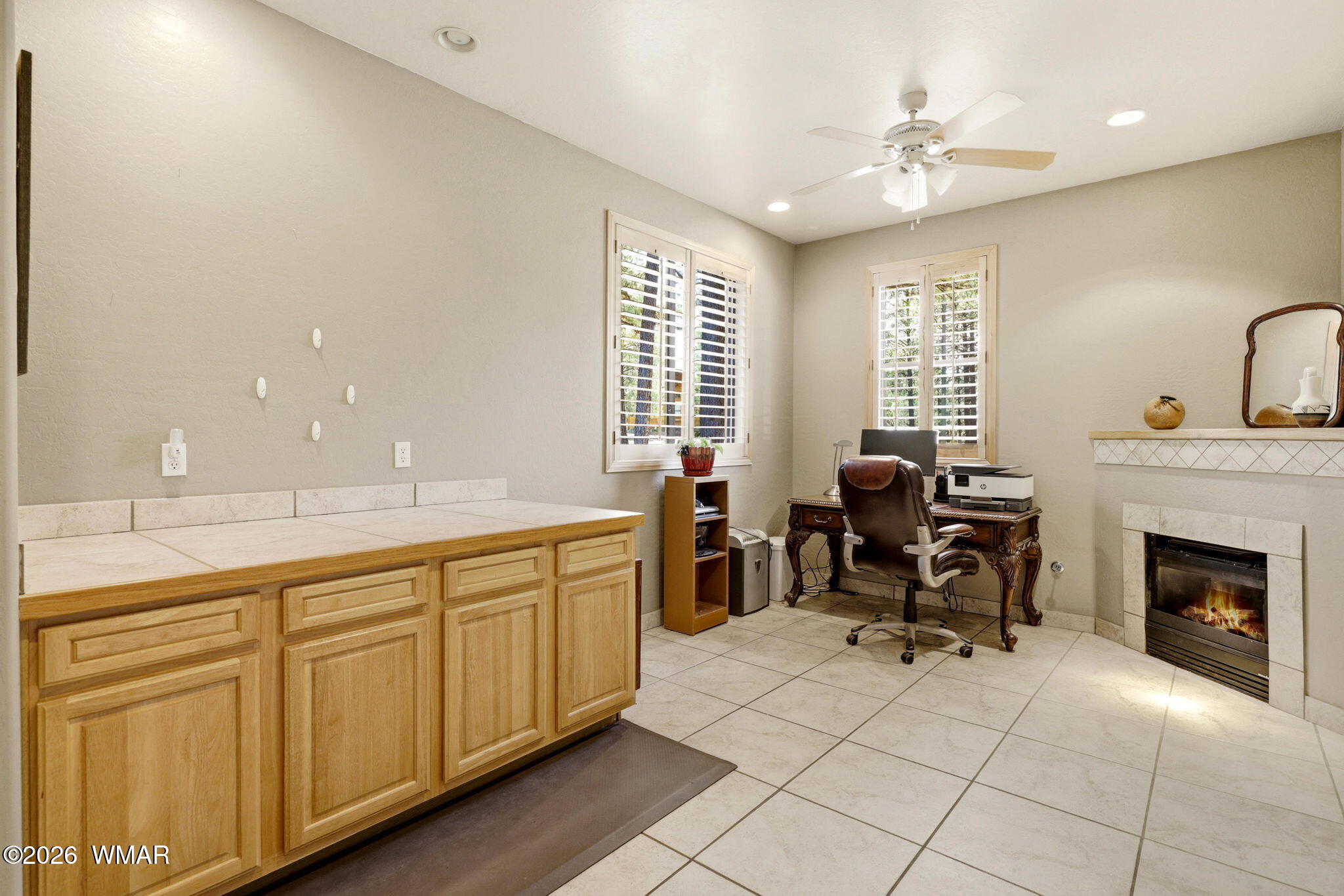 2236 Roundabout Way Overgaard, AZ 85933 - Photo 18 of 45 a view of a kitchen with furniture and fireplace