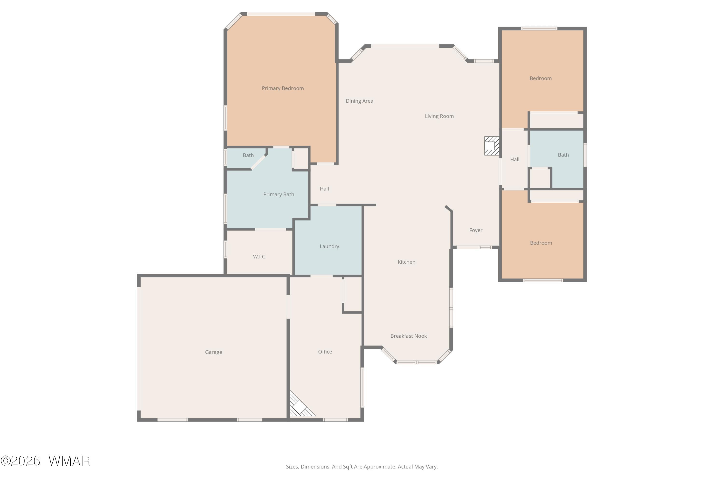 2236 Roundabout Way Overgaard, AZ 85933 - Photo 45 of 45 a picture of a room with a floor plan