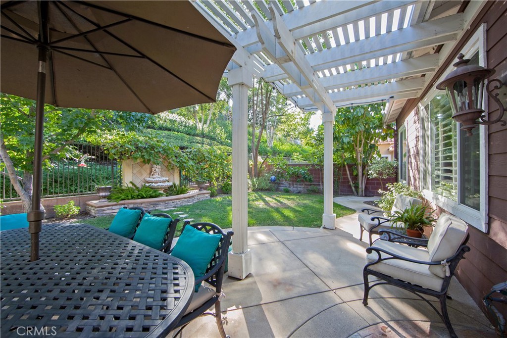 4 Sutherland Drive Ladera Ranch, CA 92694 - Photo 13 of 28 a patio with glass top table and chairs