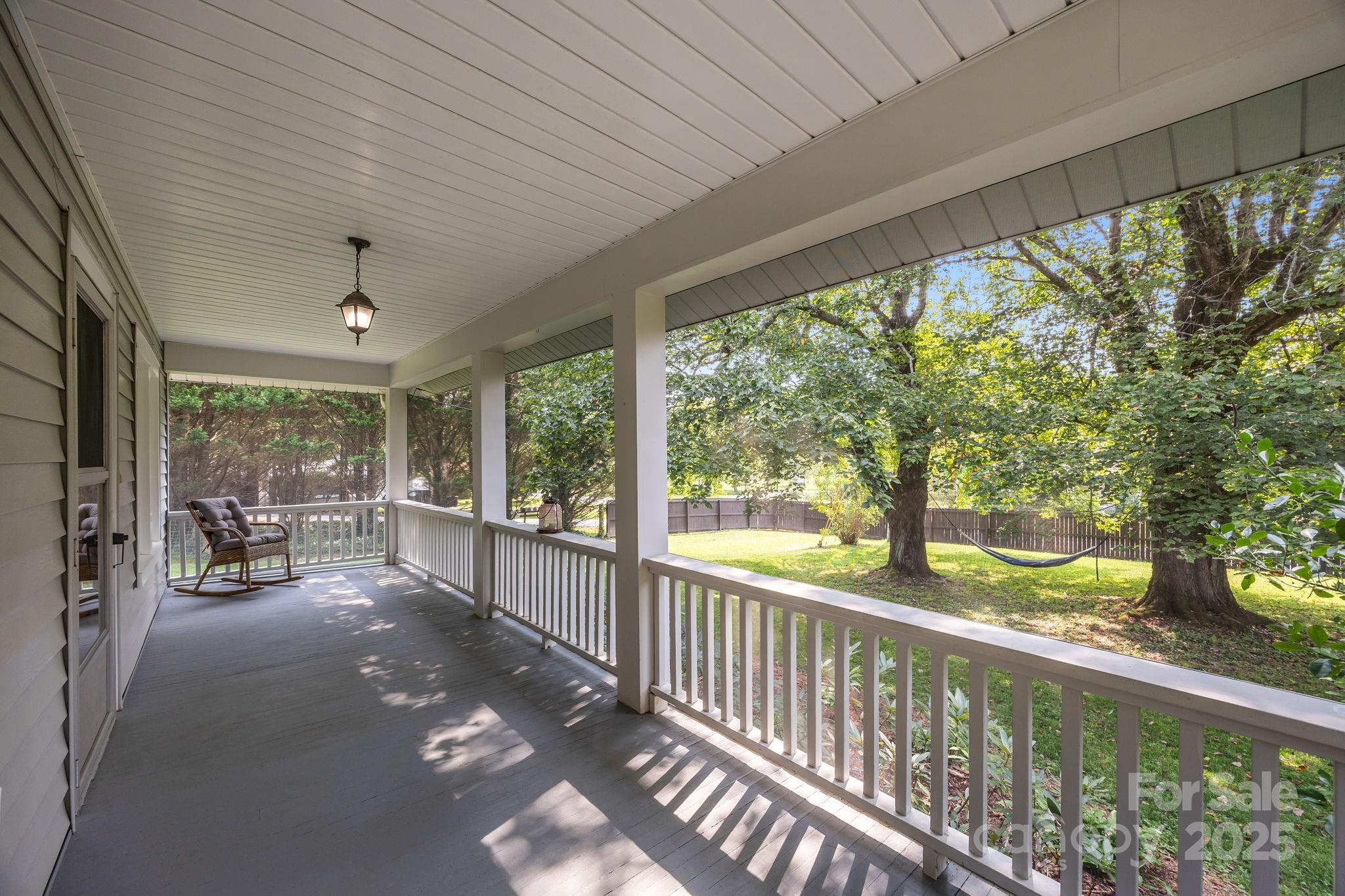 300 Gap Creek Road Fletcher, NC 28732 - Photo 9 of 48 a view of a porch and garden