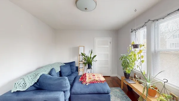 a view of a living room