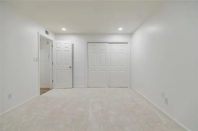 a view of an empty room