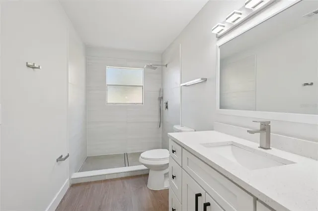 a view of small space with racks on the wall