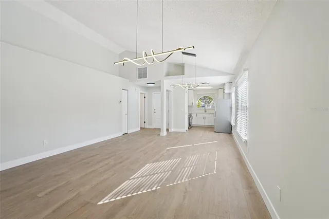 a view of a indoor garage