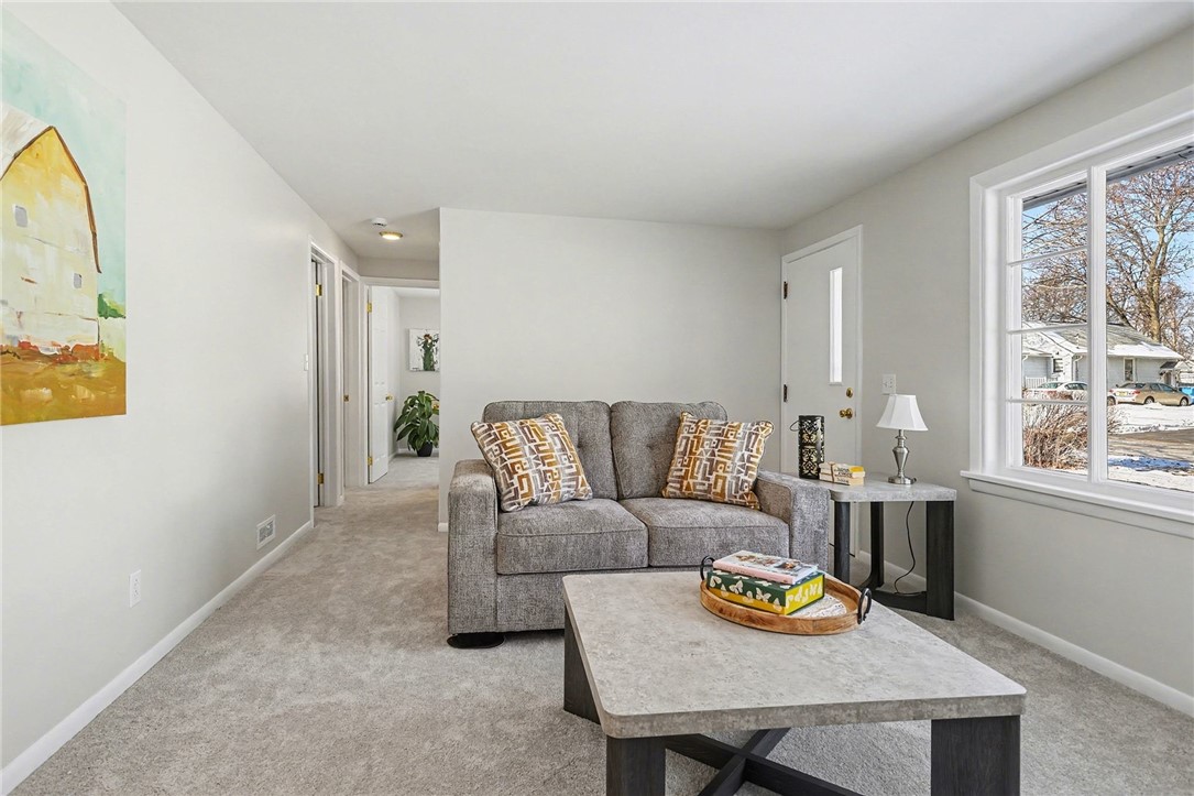 45 Studley Street Rochester, NY 14616 - Photo 5 of 25 Living Room - flooded with natural light and nearl