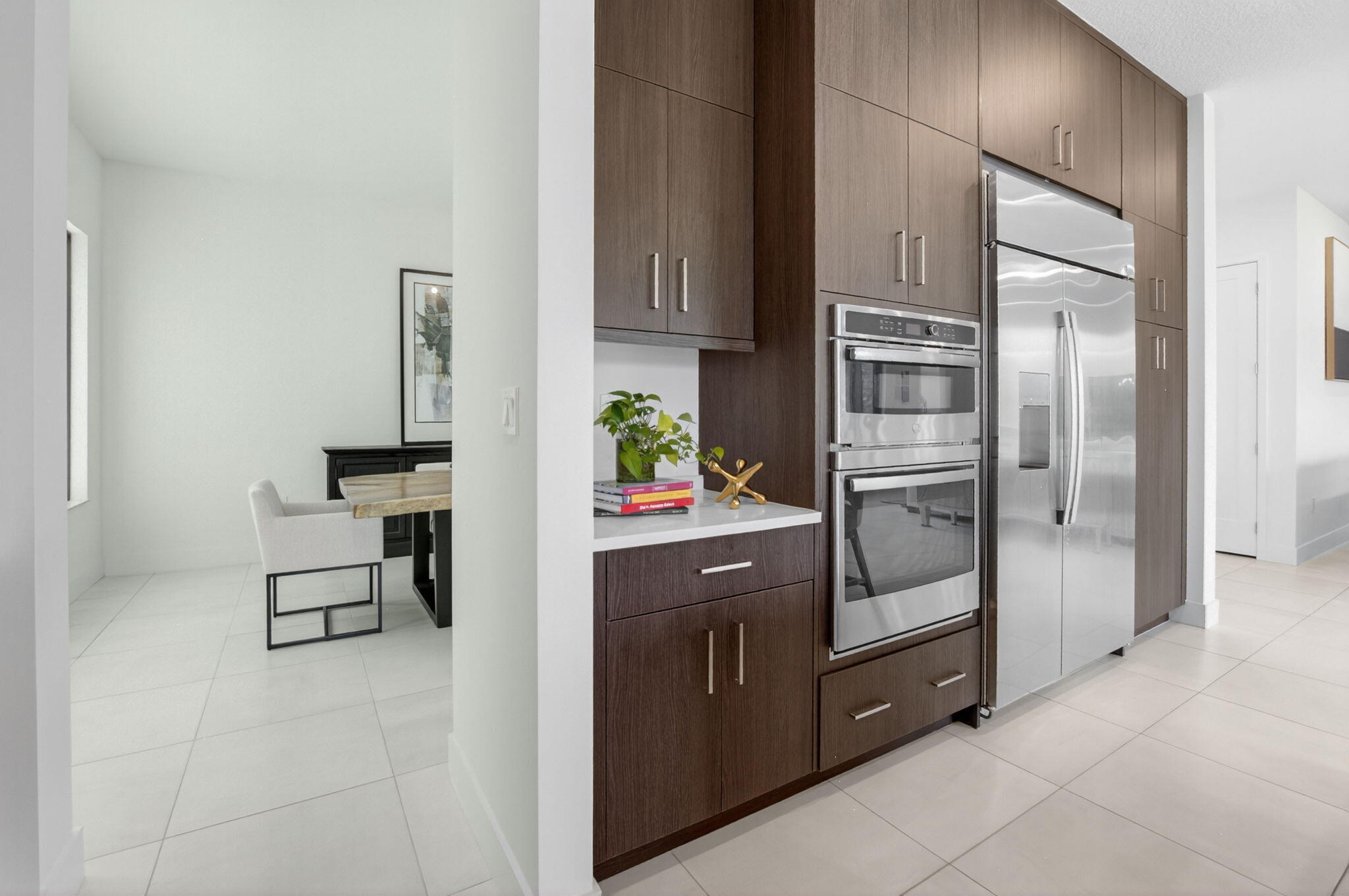 20278 Bandon Dunes Road Boca Raton, FL 33434 - Photo 29 of 113 a kitchen with stainless steel appliances a refrigerator and a stove top oven