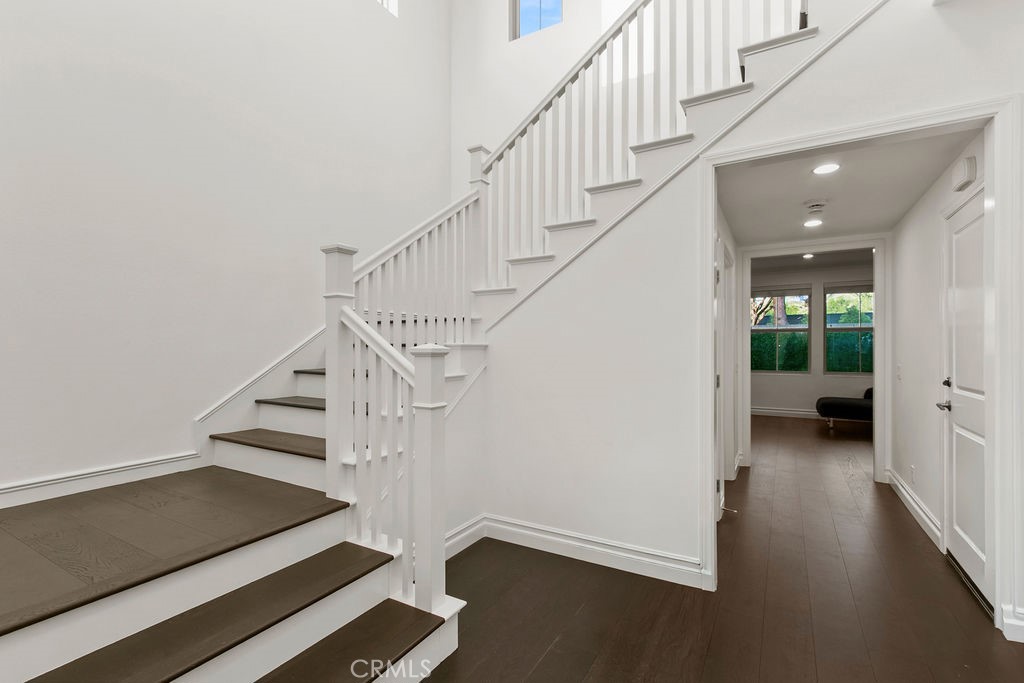 120 Gemstone Irvine, CA 92620 - Photo 4 of 43 a view of entryway and hall with wooden floor
