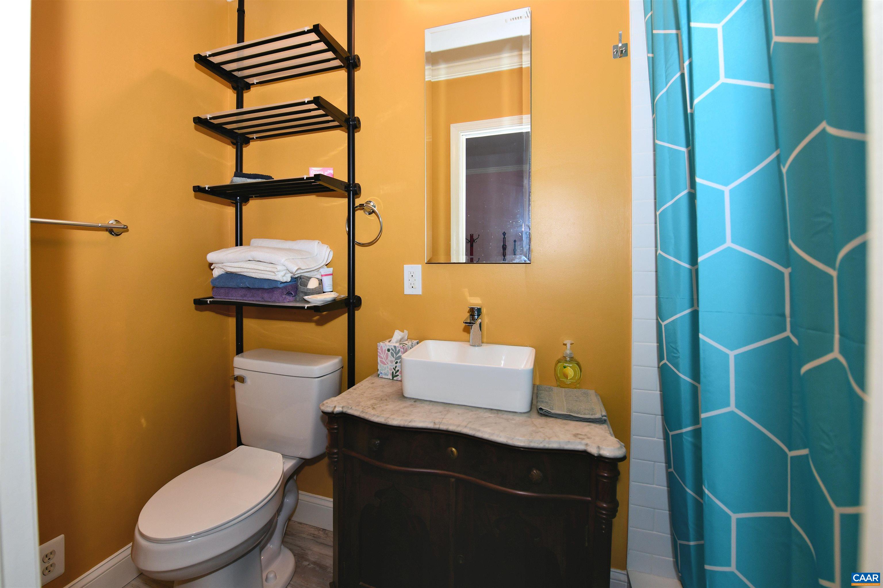 879 Evans Mill Road Dillwyn, VA 23936 - Photo 27 of 43 a bathroom with a sink a toilet and shower